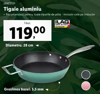 Lidl Ernesto Tigaie aluminiu 1 buc Ofertă
