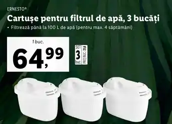 Lidl Ernesto Cartușe pentru filtrul de apă, 3 bucăți 1 buc Ofertă