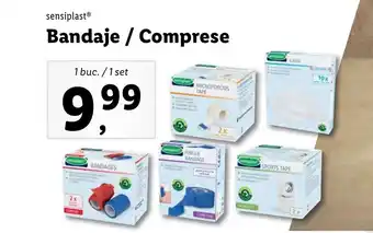Lidl Sensiplast Bandaje / comprese 1 buc / 1 set Ofertă