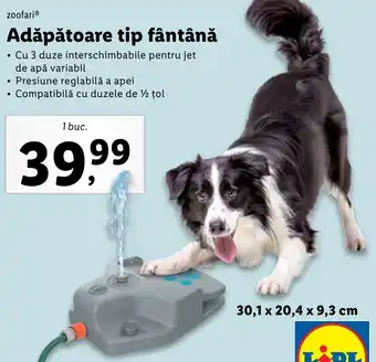 Lidl Zoofari Adăpătoare tip fântână 1 buc Ofertă