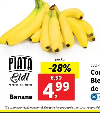 Lidl Banane per kg Ofertă