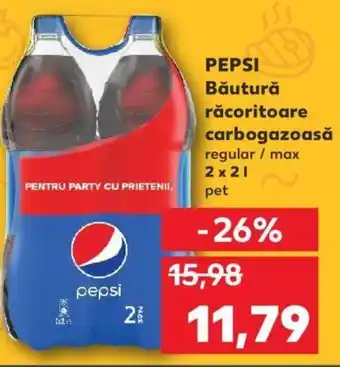 Kaufland Pepsi Băutură răcoritoare carbogazoasă 2 x 2l Ofertă