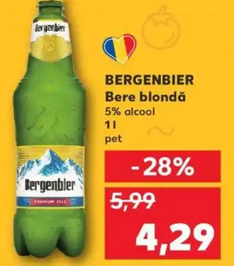 Kaufland Bergenbier Bere blondă 1l Ofertă