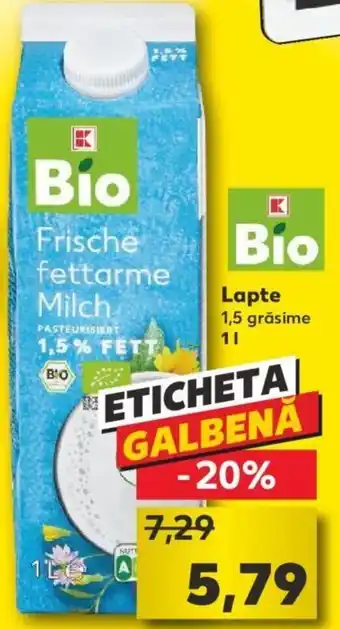 Kaufland Kaufland bio Lapte 1l Ofertă