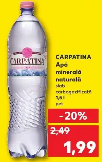 Carpatina Apă minerală naturală 1,5l