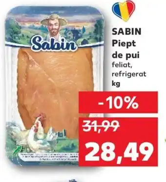 Kaufland Sabin Piept de pui kg Ofertă