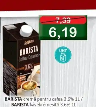 CBA BARISTA cremă pentru cafea 3.6% 1L Ofertă