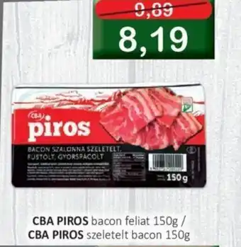 CBA CBA PIROS bacon feliat 150g Ofertă