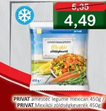 CBA PRIVAT amestec legume mexican 450g Ofertă