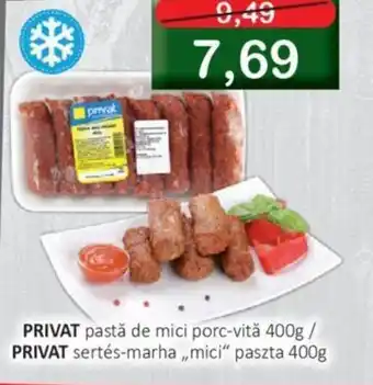 CBA PRIVAT pastă de mici porc-vită 400g Ofertă