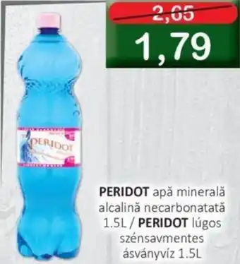 CBA PERIDOT apă minerală alcalină necarbonatată 1.5L Ofertă