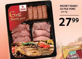 Selgros PACHET FAMILY CU FILE PORC - per kg Ofertă