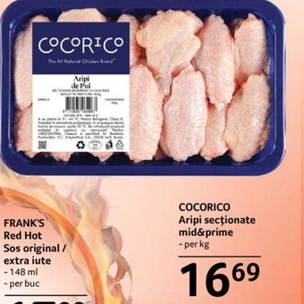 Selgros COCORICO Aripi secţionate mid&prime - per kg Ofertă