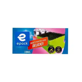 Bureti pentru vase soft power epack, 3 bucati