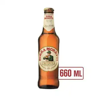 Auchan Bere blonda birra moretti, 0.66 l Ofertă