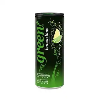 Auchan Bautura carbogazoasa cu aroma de lamaie si lime green, 330 l Ofertă