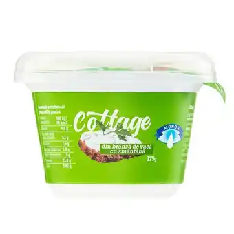 Auchan Branza de vaca cu smantana monor, 175 g Ofertă