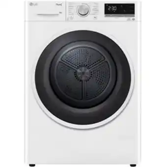 Uscator de rufe lg rh90v5av6n, smartthinq, condensare si pompa de caldura, 9kg, 14 programe, clasa a++, alb