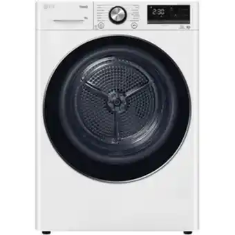 Altex Uscator de rufe lg rh90v9av2n, smartthinq, condensare si pompa de caldura, 9kg, 15 programe, clasa a+++, alb Ofertă