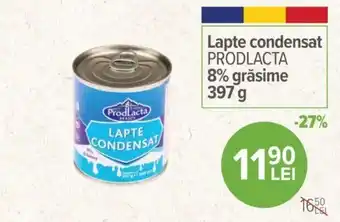 ProdLacta Lapte condensat 8% grăsime 397g