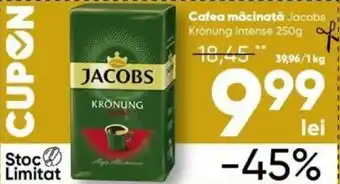 PROFI Cafea măcinată Jacobs Krönung Intense 250g Ofertă