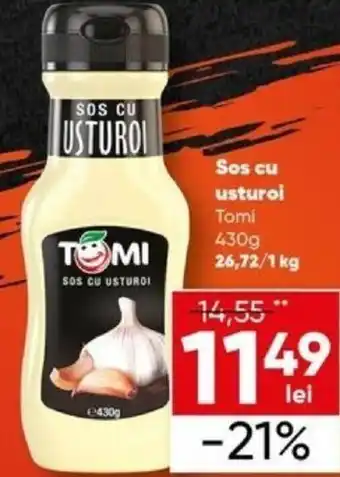 Sos cu usturoi Tomi 430g