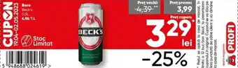 PROFI Bere Beck's 0,5l Ofertă