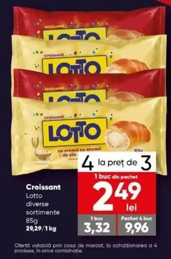 PROFI Lotto croissant 85g Ofertă