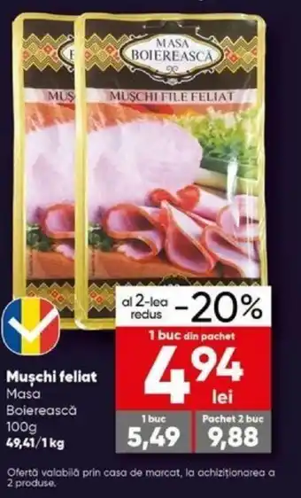 PROFI Masa Boierească Muşchi feliat 100g Ofertă