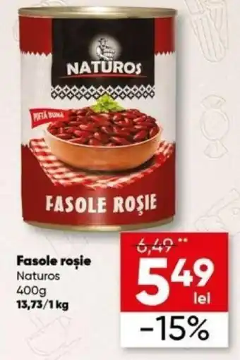Naturos Fasole roşie 400g