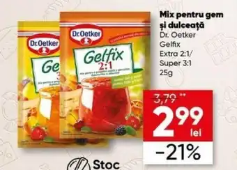Dr.Oetker Mix pentru gem şi dulceaţă 25g