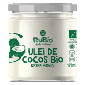 Auchan Ulei de cocos bio rubio, extra virgin, 175 ml Ofertă