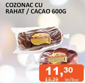 COZONAC CU RAHAT / CACAO 600G