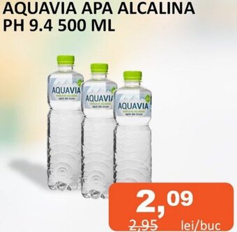 Unicarm AQUAVIA APA ALCALINA PH 9.4 500 ML Ofertă