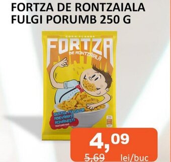 Unicarm FORTZA DE RONTZAIALA FULGI PORUMB 250 G Ofertă
