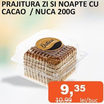 Unicarm PRAJITURA ZI SI NOAPTE CU CACAO / NUCA 200G Ofertă