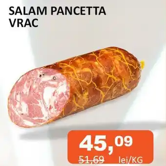 Unicarm SALAM PANCETTA VRAC 1kg Ofertă