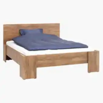 JYSK Cadru pat vedde 160x200 cu somieru0103 stejar su0103lbatic Ofertă
