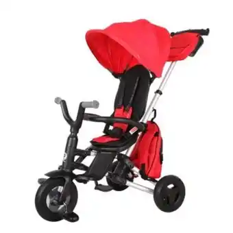 Tricicleta ultrapliabila qplay nova rubber, rosu