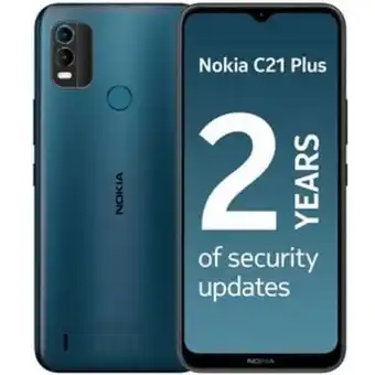 Altex Telefon nokia c21 plus, 32gb, 2gb ram, dual sim, dark cyan Ofertă