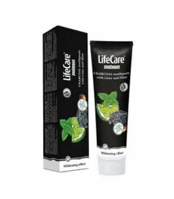Pasta de dinti cu efect de albire, cu carbune activ, life care®