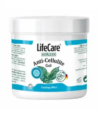 Gel anticelulitic sensitive touch, cu menta bio, life care®