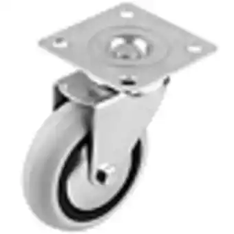 MatHaus Rotila cu flansa pentru carucior, metal + plastic, gri, 75 x 98 mm Ofertă