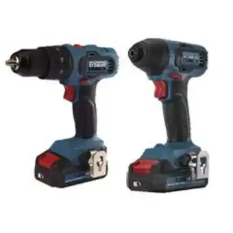 Brico Depôt Set masina de gaurit si insurubat, cu impact 18 v, acumulator 2 x 2 ah • erbauer Ofertă