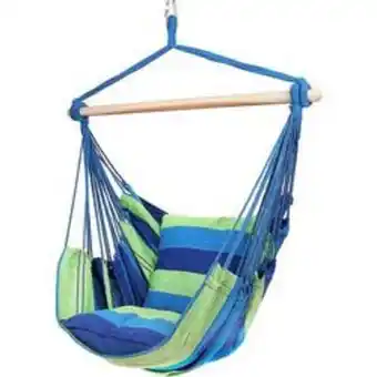 Hamac tip leagan timeless tools, cu doua perne, albastru