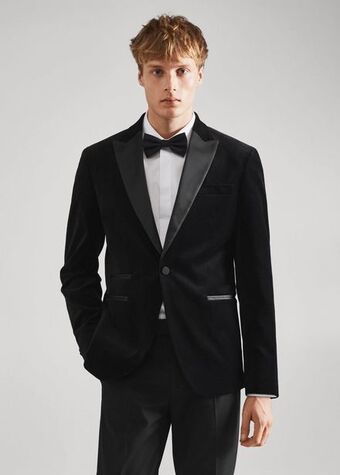 MANGO Sacou slim fit din catifea Ofertă