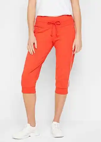 Bonprix Pantaloni sport capri din bumbac Ofertă