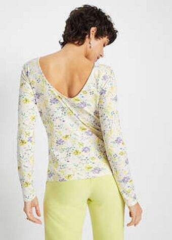 Bonprix Bluză cu mâneci lungi şi spate răscroit Ofertă