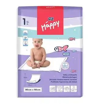 Auchan Absorbante de unica folosinta pentru bebelusi aleze happy 60 x 90cm, 1 bucata Ofertă