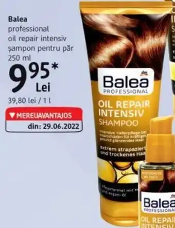DM Balea professional oil repair intensiv şampon pentru păr 250 ml Ofertă